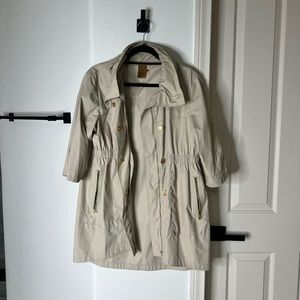 Cutest trench cross over jacket